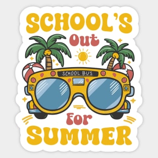 Schools Out For Summer Sticker